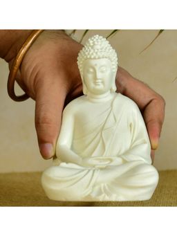 SOWPEACE - White Resin Buddha