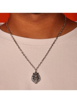 ARVINO - Lionheart 92.5 Sterling Silver Men’S Necklace