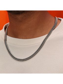 ARVINO - Raw Edge Men'S Chain Silver
