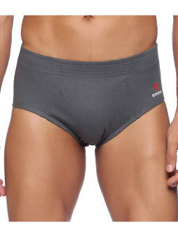 Omtex - Sports Cricket Special Cotton Brief For Mens Grey