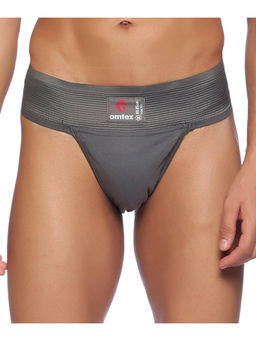 Omtex - Mens Athletic Tokyo Cotton Supporter Back Covered - Grey