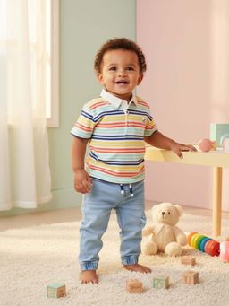 MINI KLUB - Blue Cotton Regular Jeans