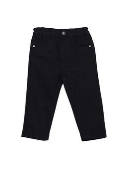 MINI KLUB - Black Cotton Regular Jeans