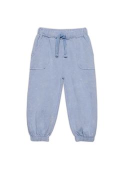 MINI KLUB - Blue Cotton Regular Joggers