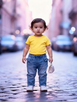 MINI KLUB - Blue Cotton Regular Jeans