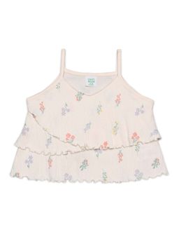 MINI KLUB - White Cotton Regular Top