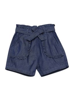 MINI KLUB - Navy Blue Cotton Regular Shorts