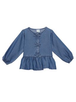 MINI KLUB - Blue Cotton Regular Top