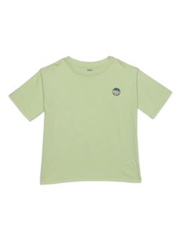 MINI KLUB - Green Cotton Regular T-Shirt