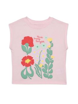 MINI KLUB - Pink Cotton Regular Top