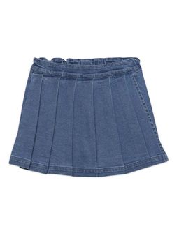 MINI KLUB - Blue Cotton Regular Skorts