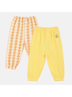 MINI KLUB - Multi-Color Cotton Regular Joggers (Pack of 2)