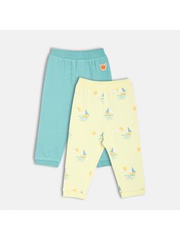 MINI KLUB - Multi-Color Cotton Regular Joggers (Pack of 2)