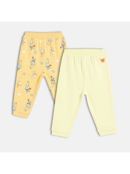 MINI KLUB - Multi-Color Cotton Regular Joggers (Pack of 2)