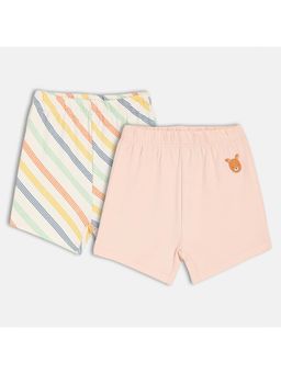 MINI KLUB - Multi-Color Cotton Regular Shorts (Pack of 2)