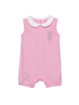 MINI KLUB - Pink Cotton Regular Romper