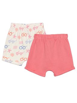 MINI KLUB - Multi-Color Cotton Regular Shorts (Pack of 2)