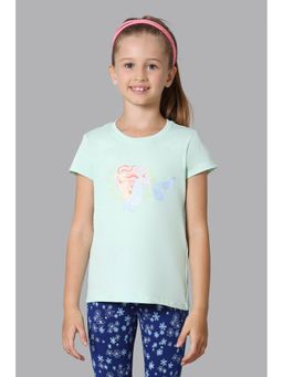 Van Heusen - Girls Ultra Soft & Round Neck T-Shirt - Icy Morn