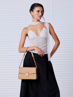 MIRAGGIO - Nile Stylish Shoulder Bag with Detachable Sling For Party & Everyday Use (M)