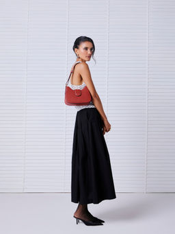 MIRAGGIO - Zoya Shoulder Bag for Women With Adjustable Starp & Party Use (M)