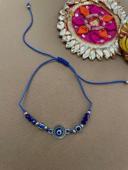 Digital Dress Room - Blue Evil Eye Rakhi