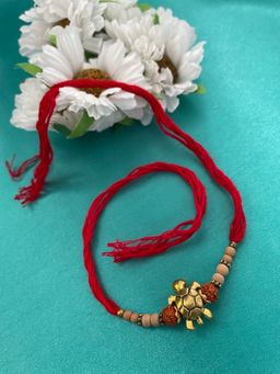 Digital Dress Room - Tortoise with Rudraksha Rakhi