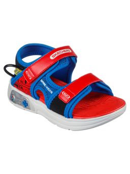 SKECHERS - Boys Power Splash Red Sandals