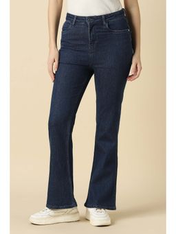 Allen Solly - Women Navy Blue Mid Waist Jeans