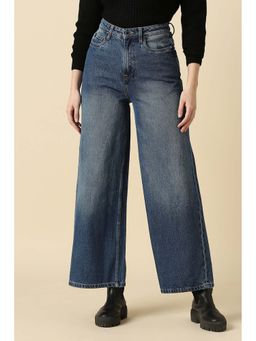 Allen Solly - Women Blue Mid Waist Jeans