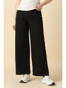 Allen Solly - Women Black Dark Wash Jeans