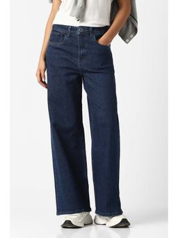 Van Heusen - Women Navy Blue Mid Waist Jeans