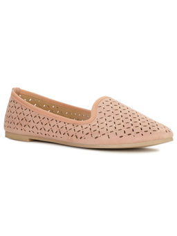 Bata - Women Peach Slip-On Ballerina