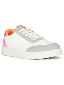 North Star - Women White Lace-Ups Sneakers