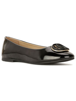 Bata - Women Black Slip-On Ballerina