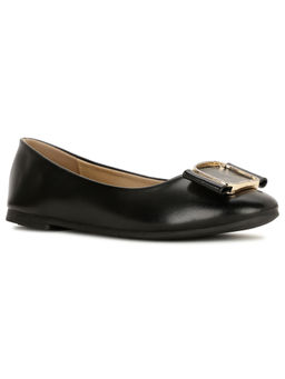 Bata - Women Black Slip-On Ballerina