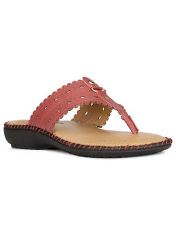 Bata Comfit - Women Red Open Back Sandals