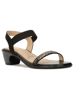 Bata - Women Black Ankle Strap Heel Sandals