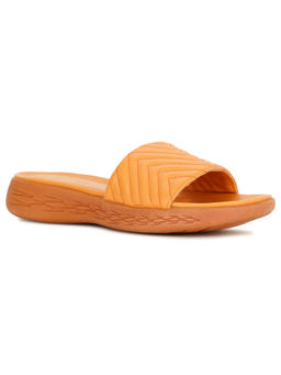 Bata - Women Orange Open Back Sliders