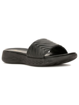 Bata - Women Black Open Back Sliders