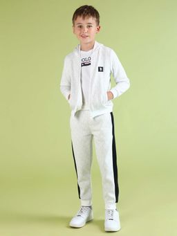 U.S. POLO ASSN. - Boys Grey Hooded Hoodie