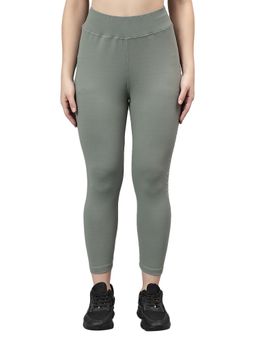 Cantabil - Women Green Solid Casual Leggings