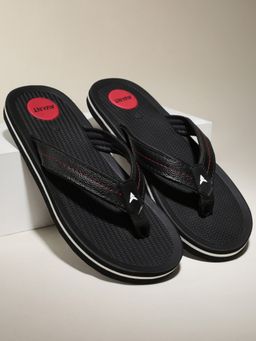 AVANT - Men Comfort Walk Black Flipflops