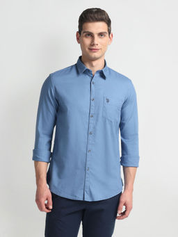 U.S. POLO ASSN. - Cotton Twill Slim Shirt