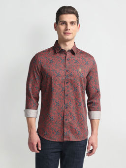 U.S. POLO ASSN. - Printed Slim Shirt