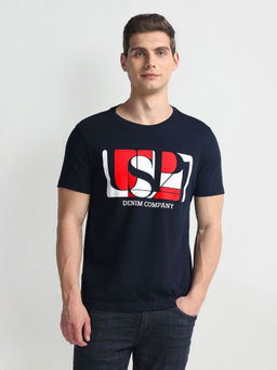 U.S. POLO ASSN. - Graphic Print Muscle Fit T-Shirt