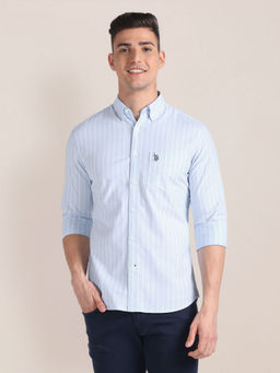 U.S. POLO ASSN. - Vertical Stripe Tailored Fit Shirt