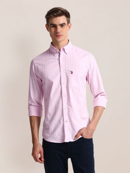 U.S. POLO ASSN. - Vertical Stripe Tailored Fit Shirt