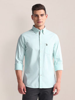 U.S. POLO ASSN. - Vertical Stripe Tailored Fit Shirt