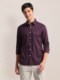 U.S. POLO ASSN. - Printed Dobby Shirt