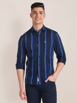 U.S. POLO ASSN. - Premium Cotton Vertical Stripe Shirt